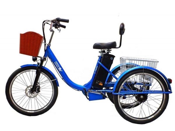 Электровелосипед GreenCamel Трайк-B (R24 500W 48V 20Ah) синий